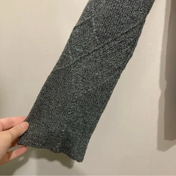 Smartwool Vneck Wool Sweater Size Medium Dark Grey - Picture 9 of 12